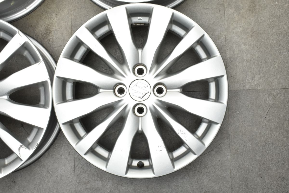 ノーマル戻し スタッドレス等用に スズキ スイフト 純正 16in 6J 45 PCD100 4本 イグニス クロスビー ハスラー ソリオ スペーシア FFCRYSTALESIA_COM