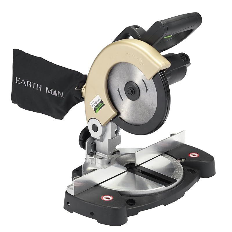 高儀 Takagi 卓上丸のこ 190mm EARTH MAN TM-190A ブレーキ付 丸鋸 丸のこ スライド丸鋸 卓上丸ノコ テーブルソー 丸ノコ 電動ドライバー チップソー切断機 0