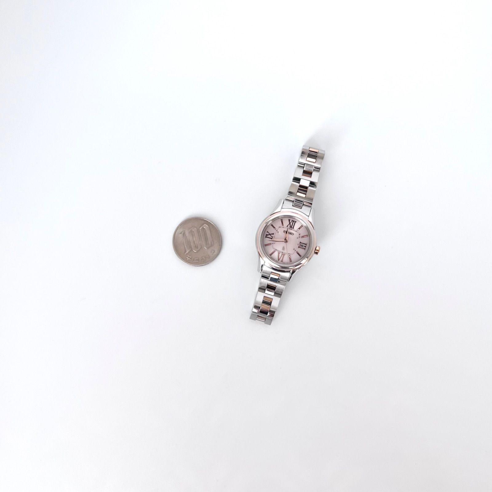 セイコー ルキア レディース 腕時計 稼働 電波ソーラー 磨き済み