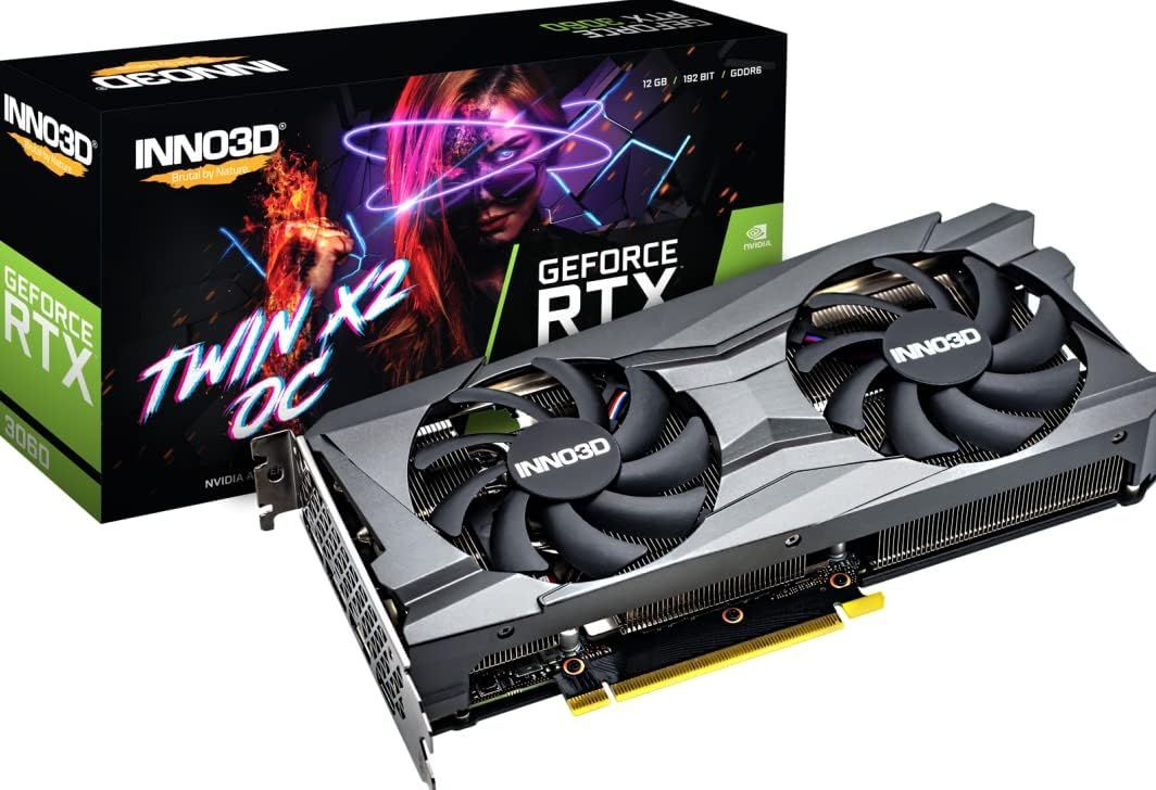 在庫処分】Inno 3D GeForce RTX 3060 Twin X2 OC N30602-12D6X
