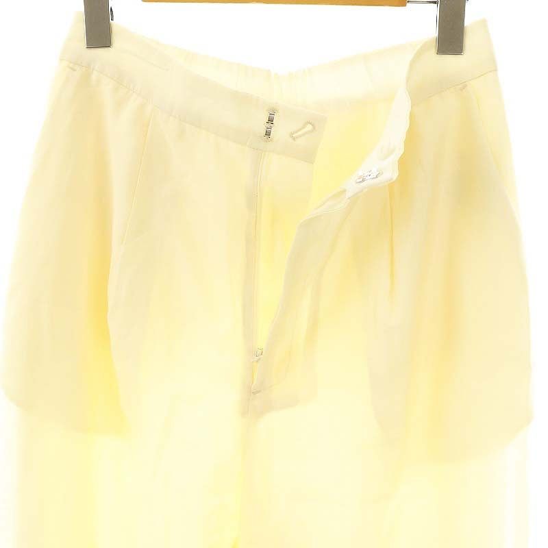 カデュネ CADUNE 24SS フレアパンツ ワイドパンツ 38 アイボリー