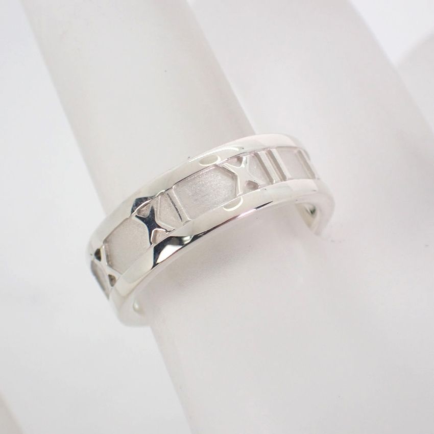 【極美品】ティファニー　アトラスリング　10号 シルバー925 TIFFANY＆CO. ティファニー リング アトラスリング シルバー 925