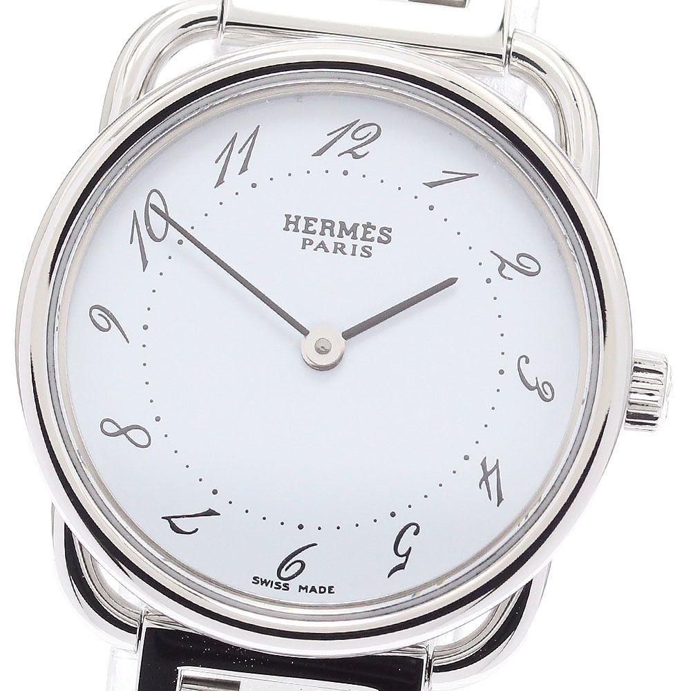 エルメス HERMES AR3.210 アルソー クォーツ レディース良品_