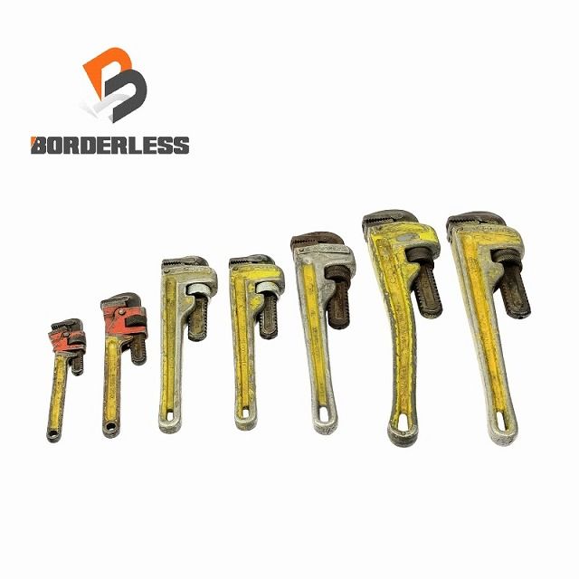 品 スーパーツール MCC パイプレンチ 150～350 合計7点セット