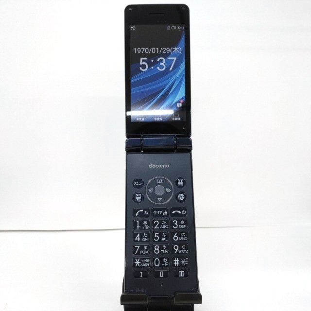 AQUOS ケータイ SH-02L docomo ブラック 送料無料 本体 c00882