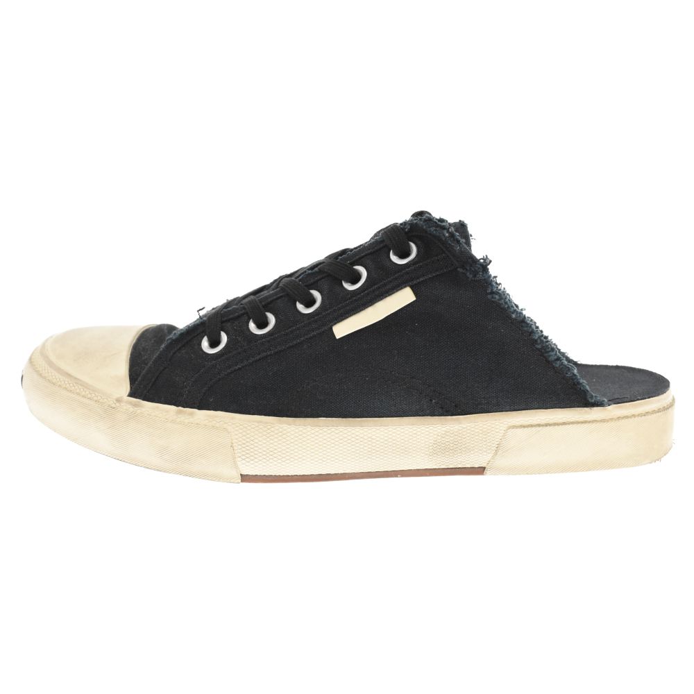 BALENCIAGA (バレンシアガ) デストロイ加工コットンミュール