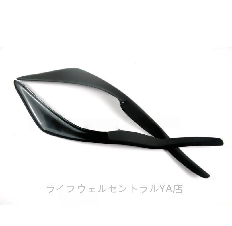 レクサス IS300 250 IS200T 2017 2019年式 ABS製 艶出し面 ヘッドライトカバー アイライン2個セット