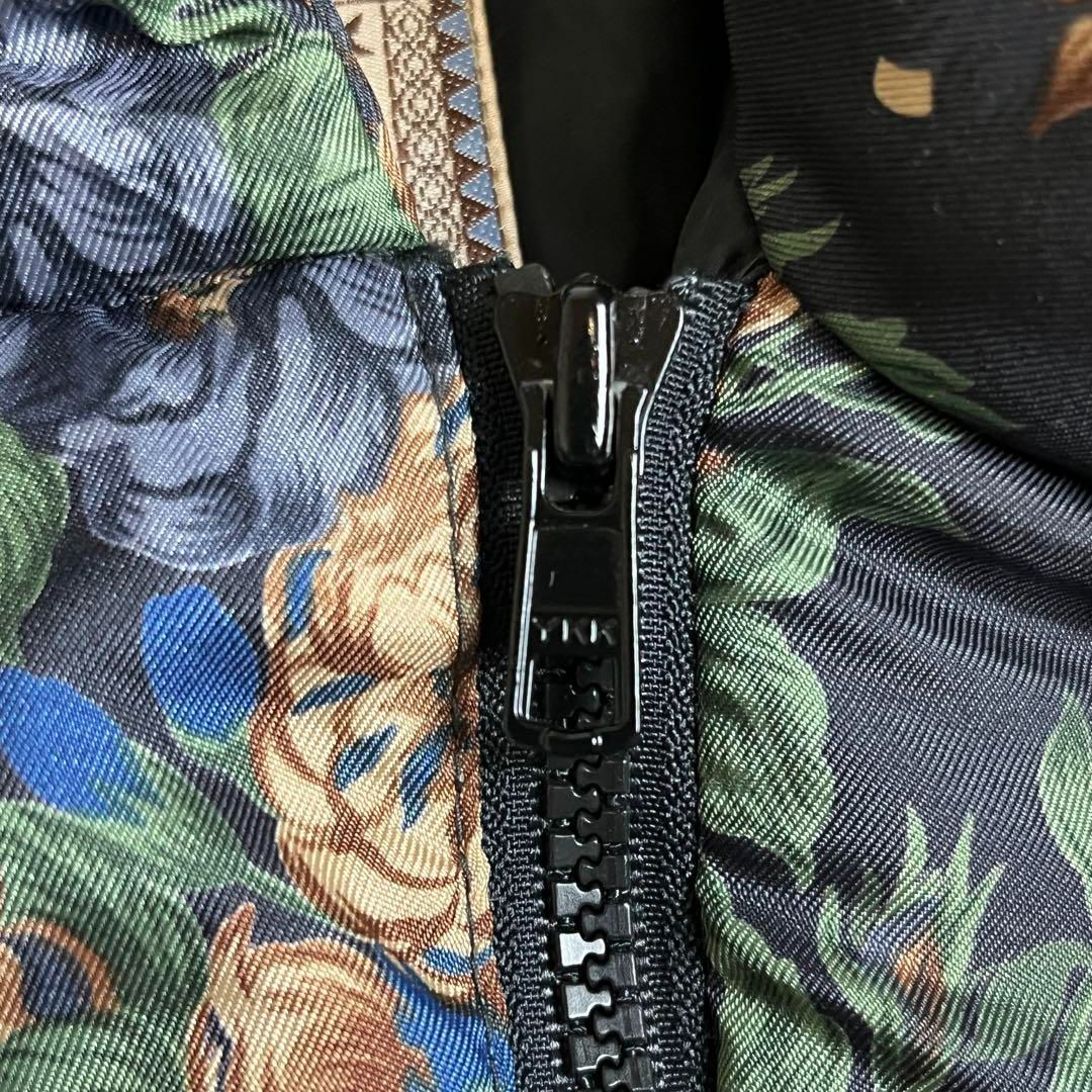 90s】NAF NAF 花柄 フラワー ダウン ブラック ナフナフ 2000000013701