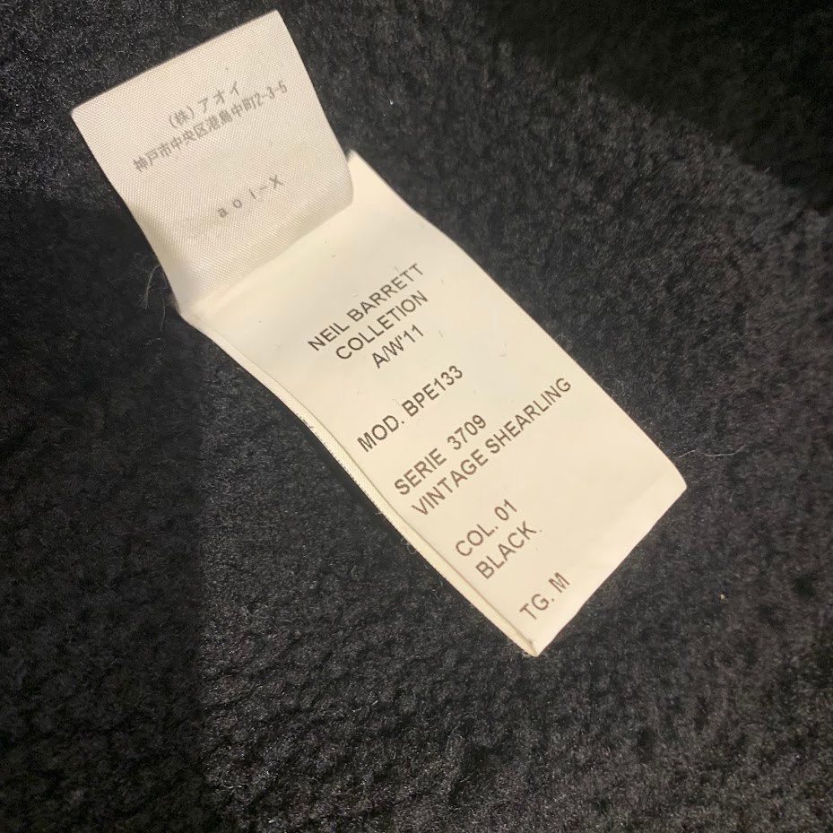 ♪Neil Barrett 11AW collection ムートンPコート sizeM - メルカリ