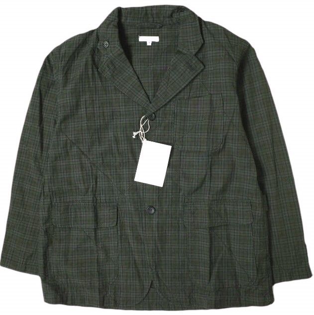 新品 Engineered Garments エンジニアードガーメンツ 21SS アメリカ製 Loiter Jacket - Cotton  Pintuck Small Plaid ロイタージャケット ピンタックチェック S Dk.Olive アウター - メルカリ