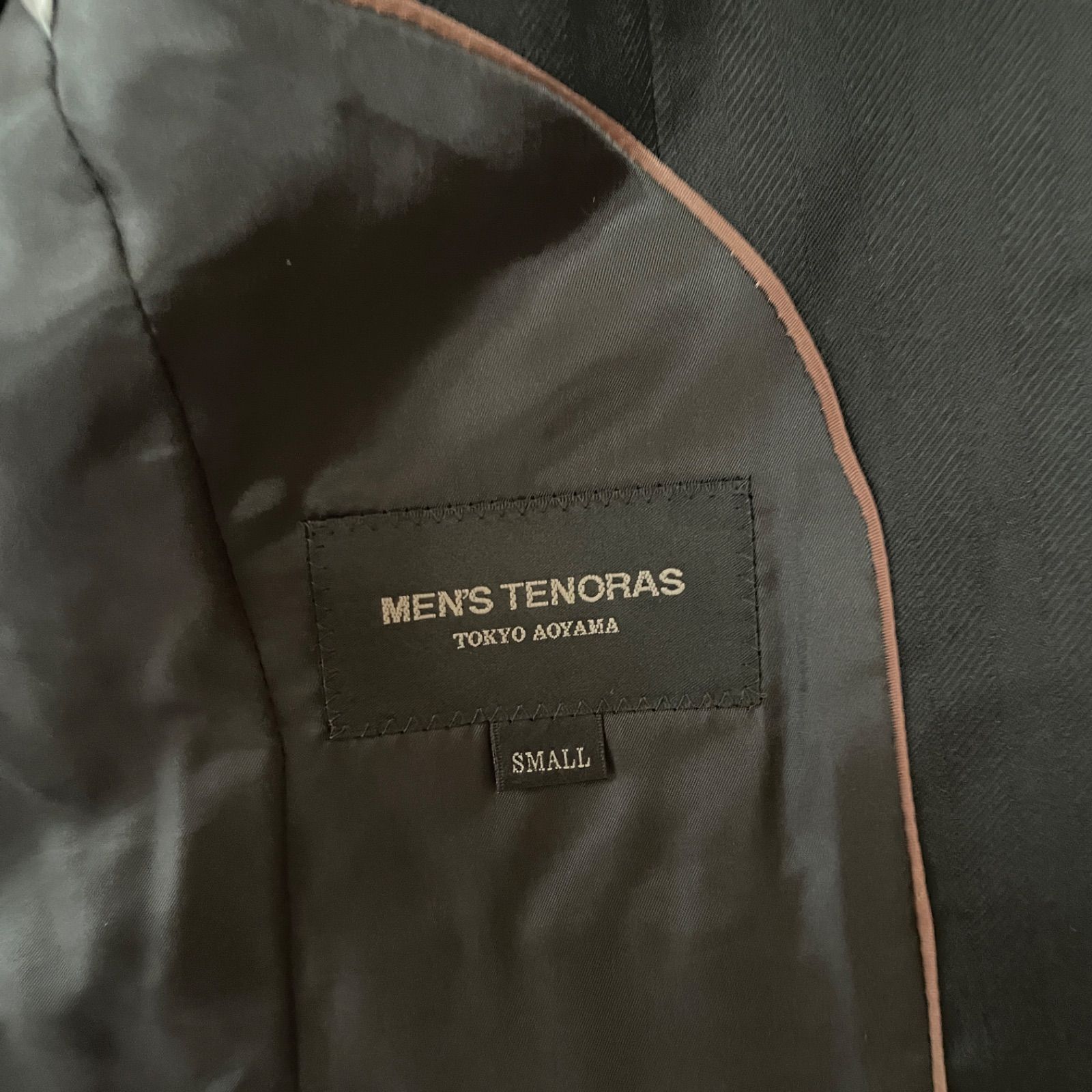 美品】メンズティノラス スリーピース スーツ セットアップ S ブラック