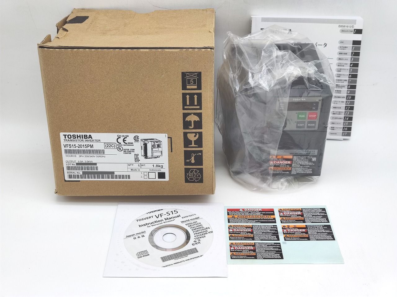 インボイス対応 箱マジック書込いたみあり 未使用 TOSHIBA 東芝 VFS15-2015PM