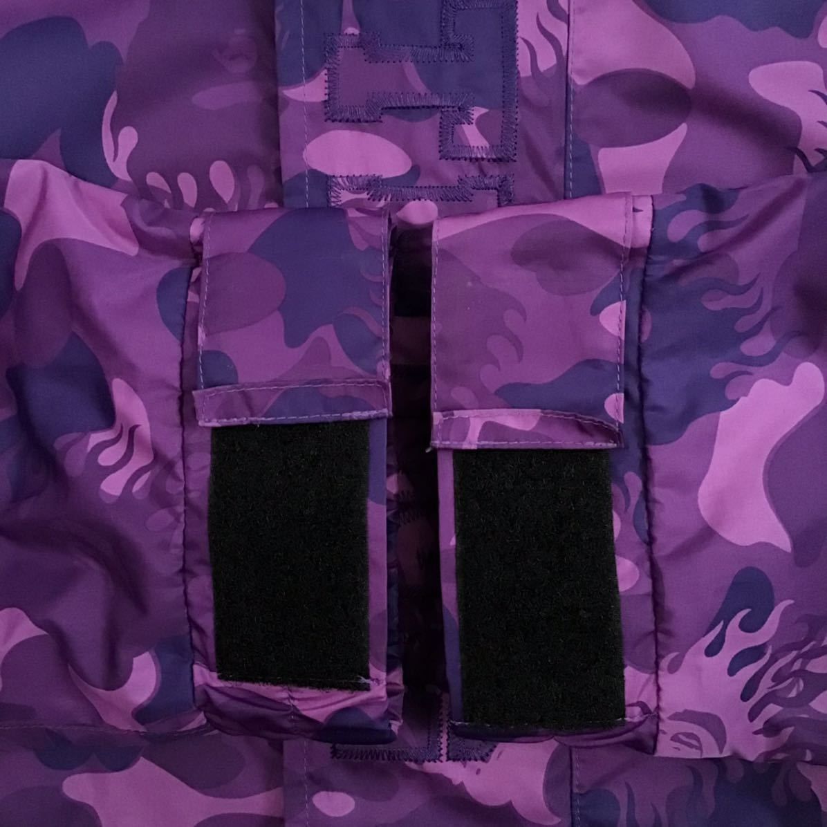 Fire camo スノボジャケット Lサイズ a bathing ape BAPE snow board