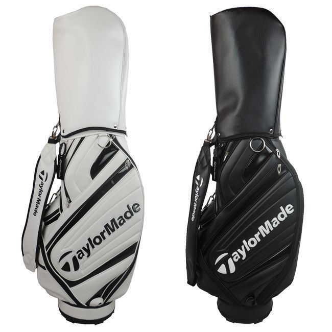TaylorMade テーラーメイド ゴルフバッグ キャディバッグ 9型 5分割 美品 ブラック/ホワイト（01103106）