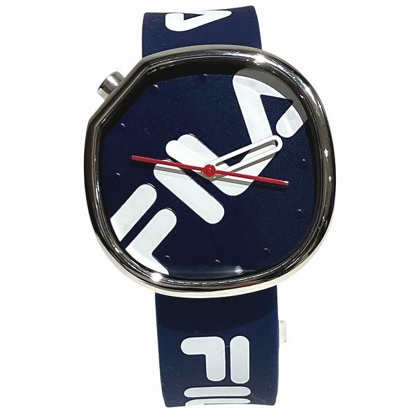 フィラ 38-162 クォーツ ネイビー文字盤 時計 腕時計 メンズ レディース