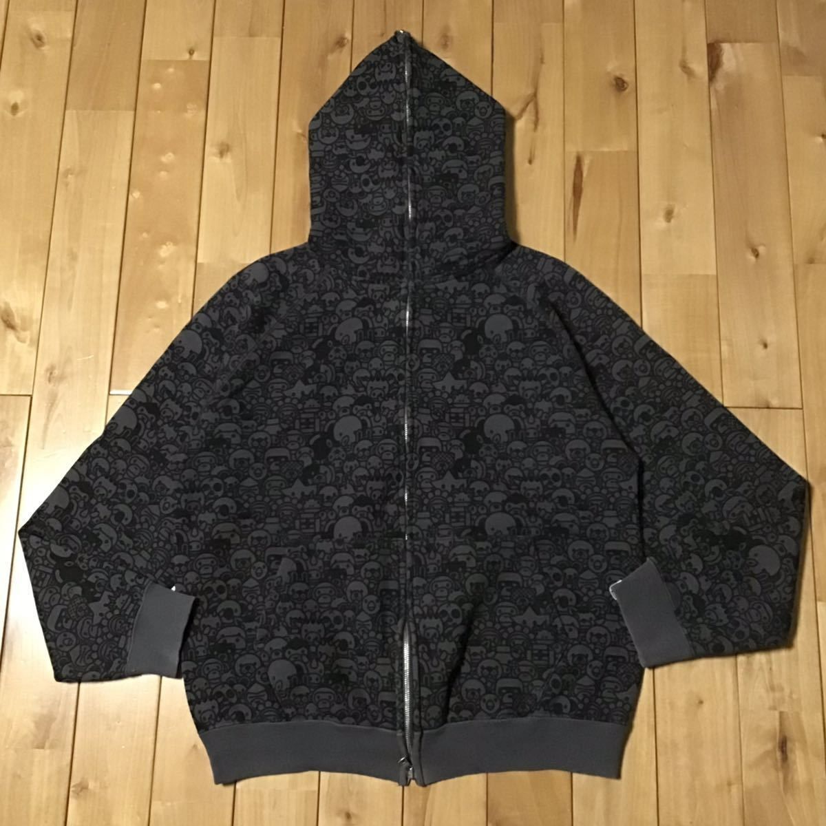 アニマル サファリ マイロ フルジップ パーカー Mサイズ a bathing ape BAPE full zip hoodie milo  animal Safari エイプ ベイプ NIGO - メルカリ