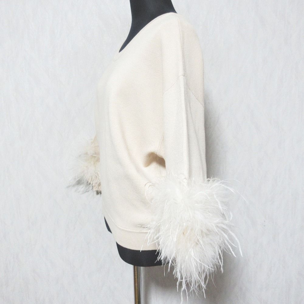 美品 24AW TORRAZZO DONNA トラッゾドンナ フェザーファーニット