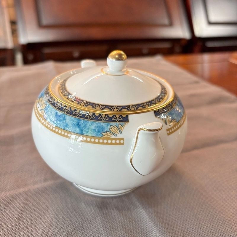 WEDGWOOD カーゾン シュガーポット ＆クリーマー ＆ プレート 3