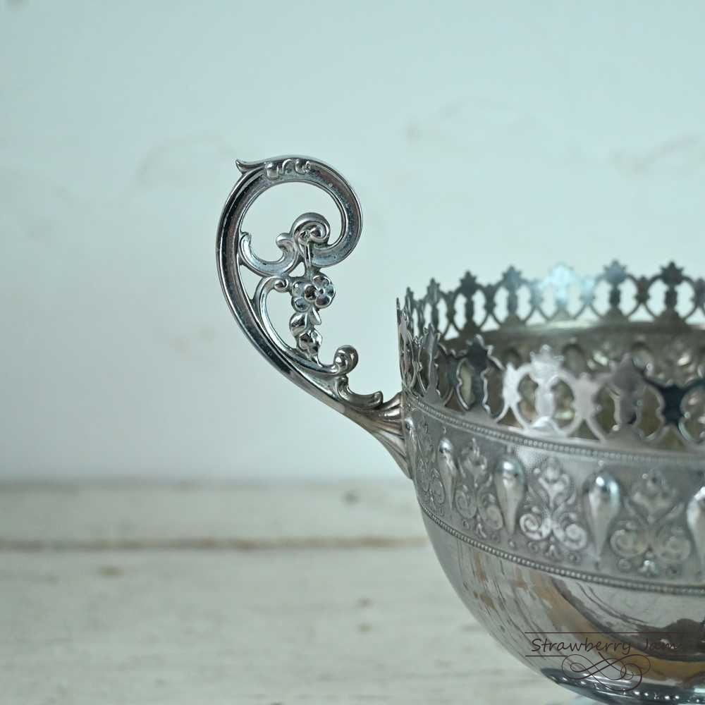 L3705-547 英国アンティーク シルバープレート シルバー シュガー