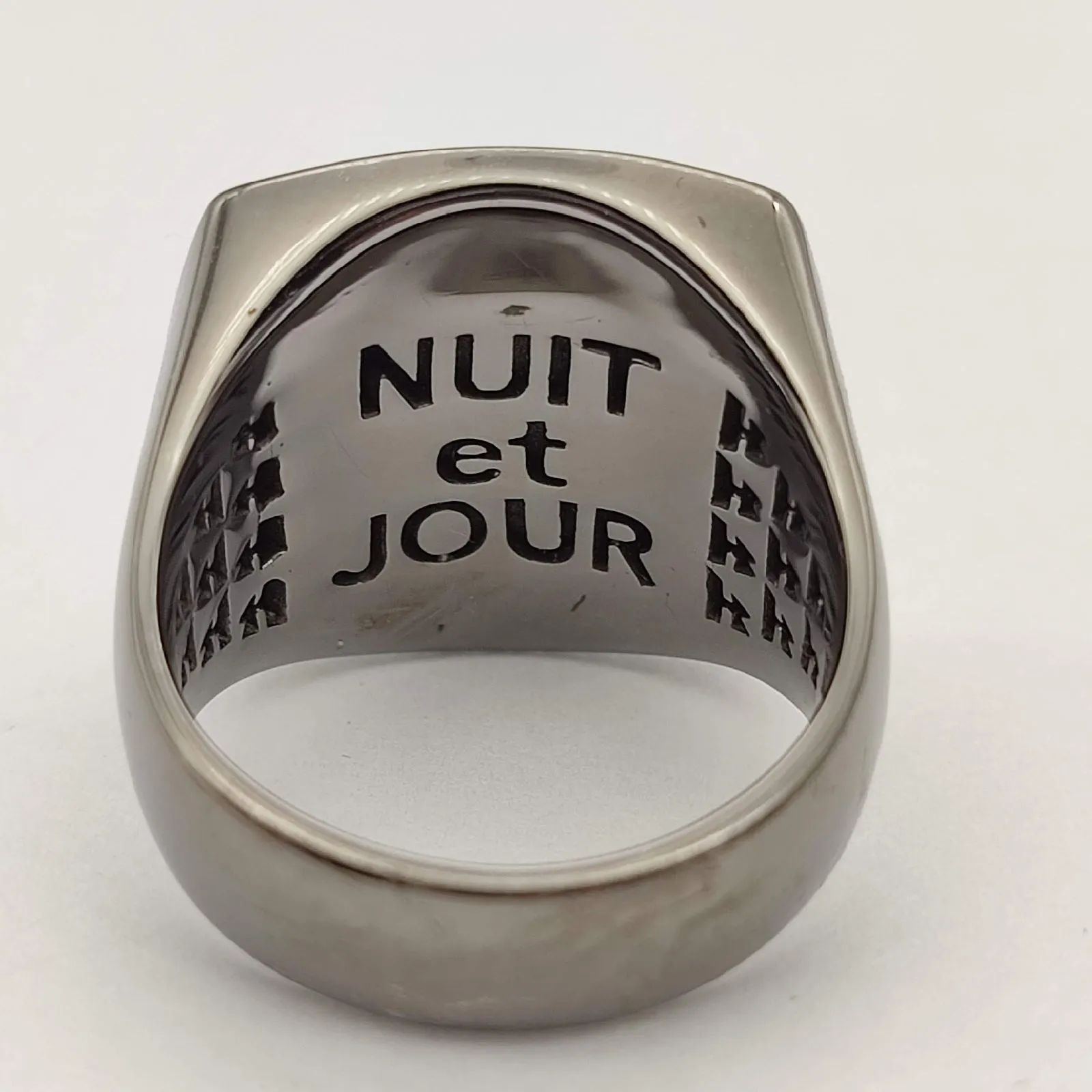 超美品】TOM WOOD トムウッド NUIT et JOUR スクエアリング シルバー 