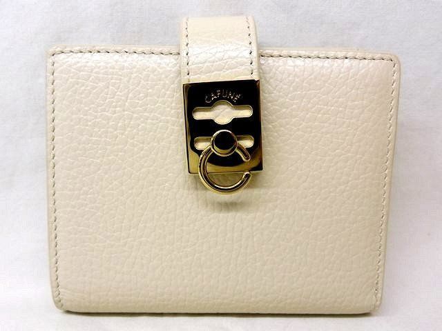 未使用品 カフネ 財布 □ スタンスフラップウォレット マッシュルーム 