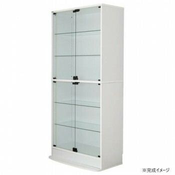 連結型 ラック ユニール 幅83.3×奥行39cm ハイタイプ ホワイト SCR-8339LHW