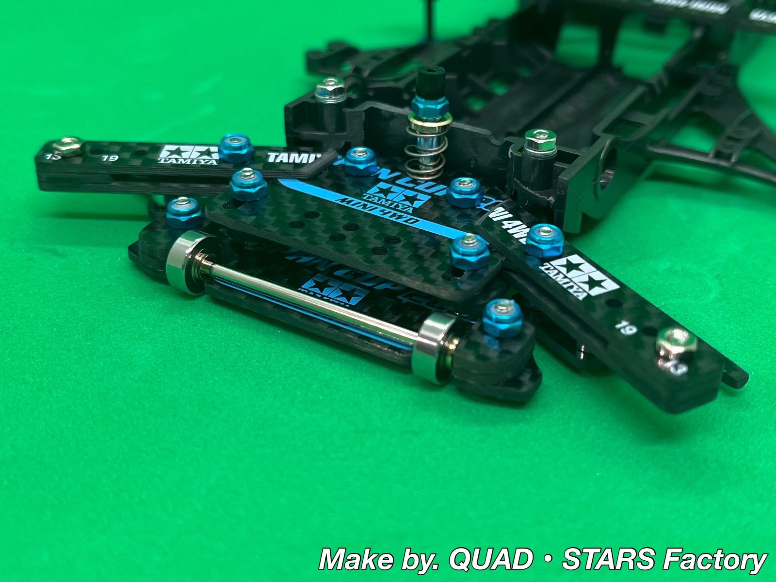 ミニ四駆・FM-Aシャーシ用】2軸ATピボットバンパー＋1軸リヤアンカー＋