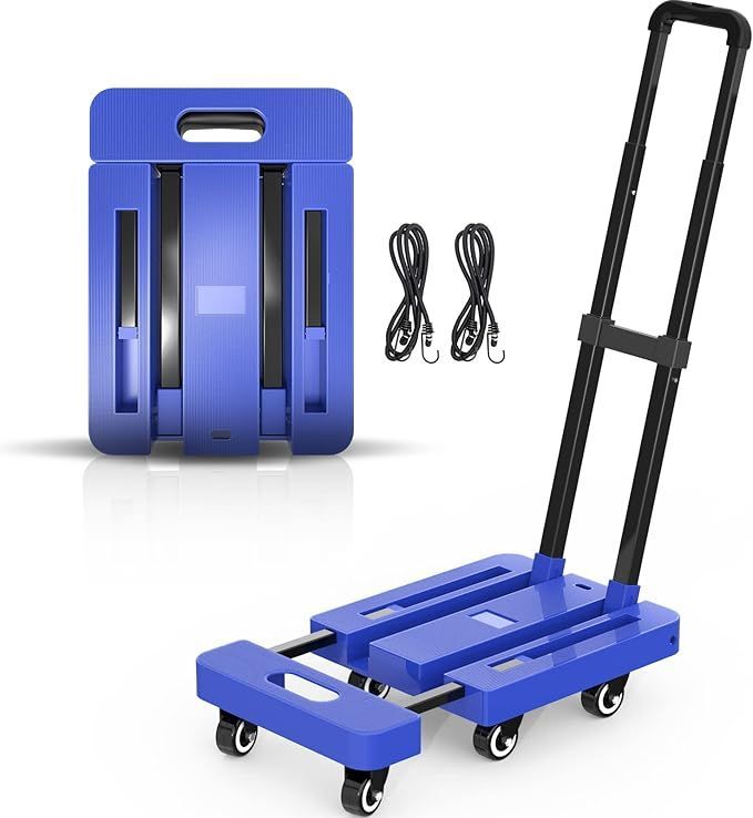 【式ページ】 在庫処分】SPACEKEEPER キャリーカート 折りたたみ台車 耐荷重200KG