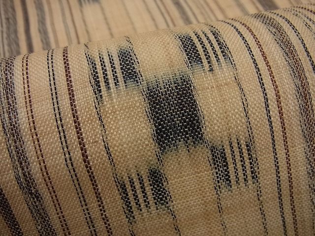 平和屋本店□希少 夏物 芭蕉布 手積み芭蕉糸100％ 九寸名古屋帯 逸品  