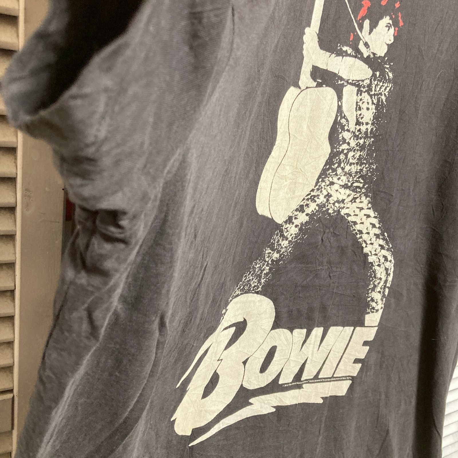 david bowie ビンテージ Tシャツ バンドTシャツ デビッド ボウイ BHJD バンド Tシャツ 古着 グレー DAVID BOWIE デビッドボウイ
