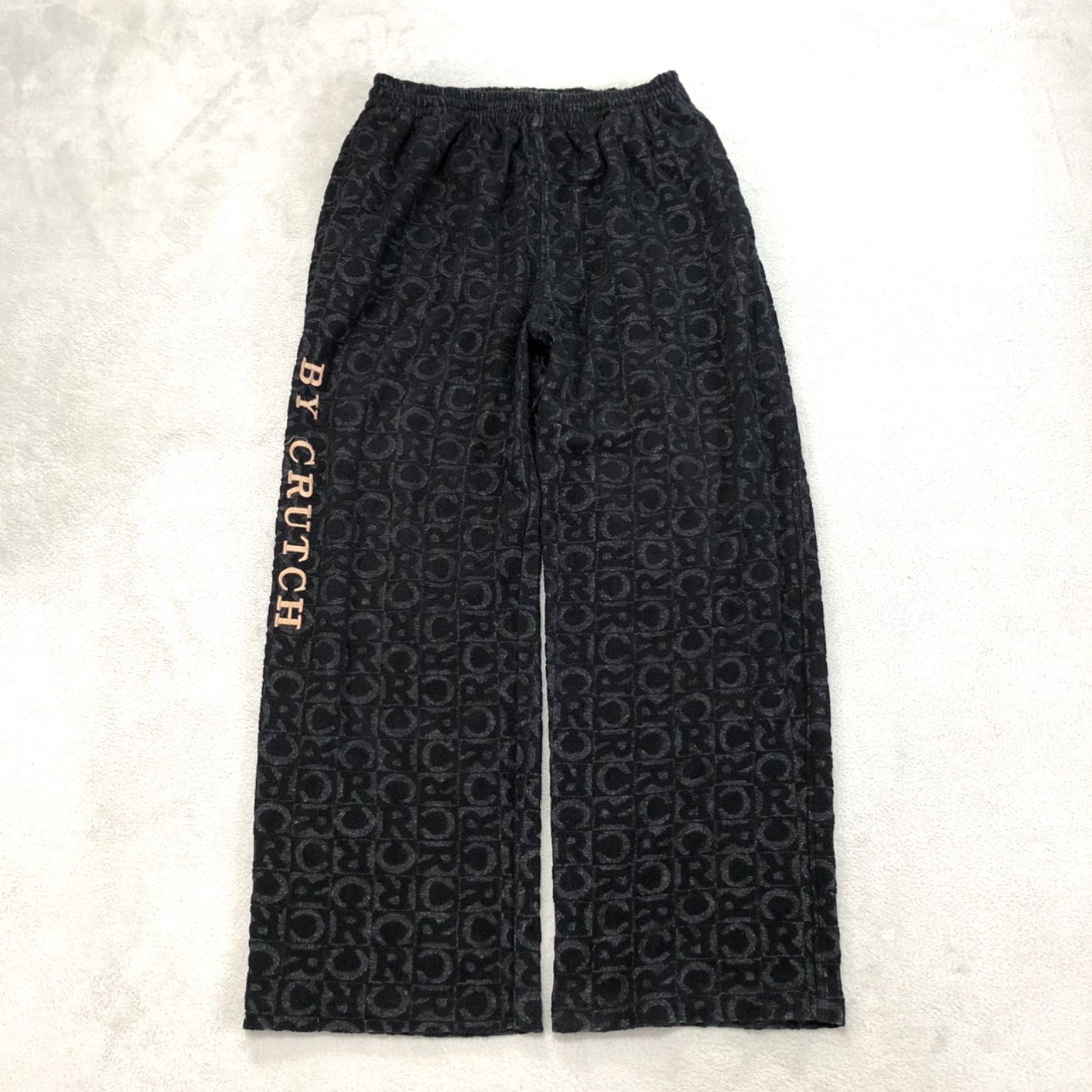 GALFY セットアップ フーディ×ワイドパンツ 総柄 モノグラム