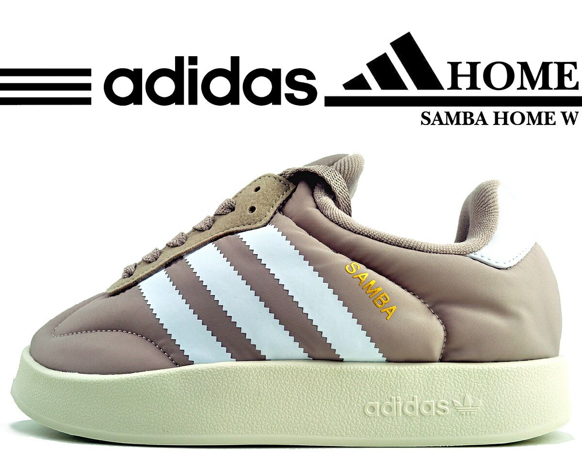 アディダス サンバ ホーム ウィメンズ adidas SAMBA HOME W WONBEI|FTWWHT|OWHITE ih5504 ベージュ フットウェアホワイト ルームシューズ