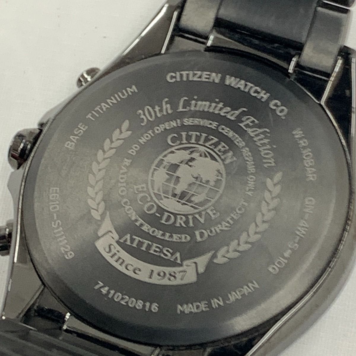 〇〇CITIZEN シチズン アテッサ エコドライブ 30周年記念モデル 〇〇CITIZEN シチズン アテッサ エコドライブ 30周年記念モデル