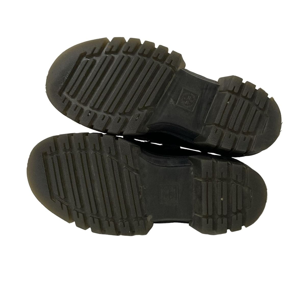  Dr.Martens ドクターマーチン ローファー EU 37 レディース - 黒×ダークイエロー タッセル レザー ローファー 革靴 靴