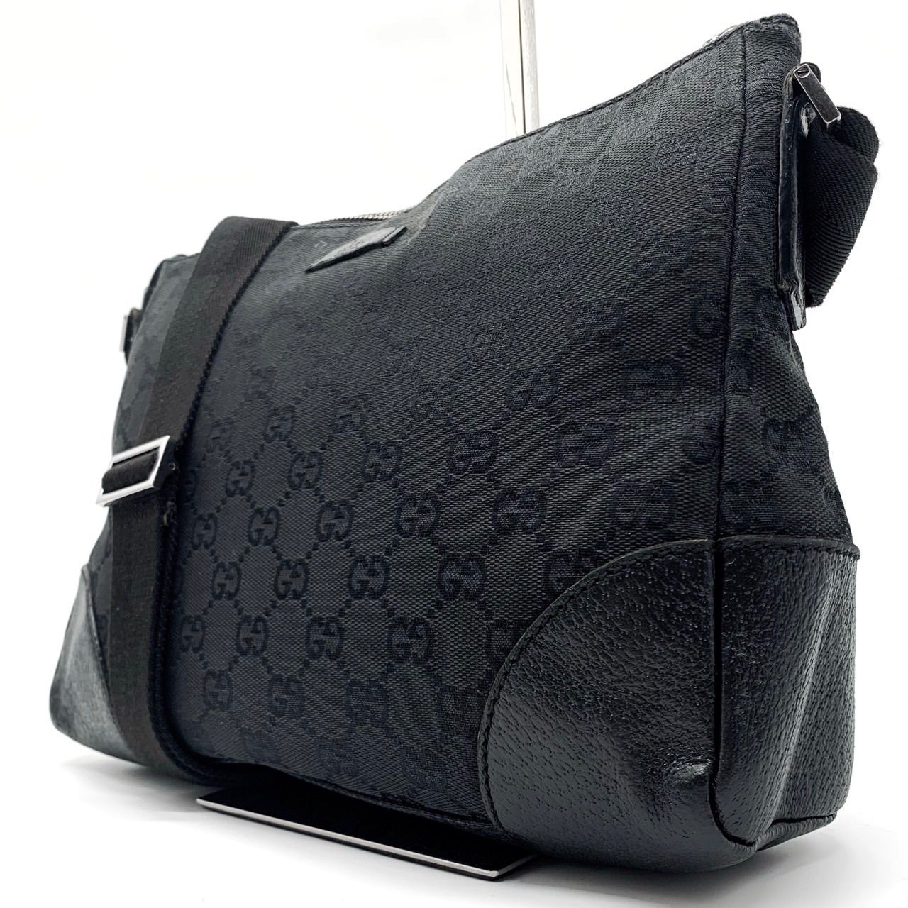 ✨良品✨ GUCCI グッチ ショルダーバッグ トートバッグ GG柄 ロゴ型 