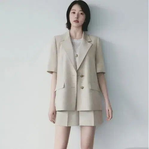 Kenneth lady ケネスレディー 25 年 サマー 半袖 ジャケット 半ズボン セットアップ