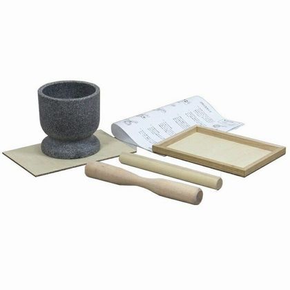 3営業日で発送 ナガノ産業 みかげ石 餅つきセット2合用