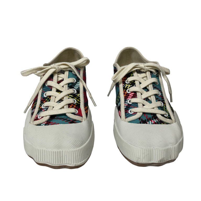 ★vivienne westwood★Animal Gym ロゴ スニーカー タータン柄 Vivienne Westwood 23SS ANIMAL GYM SHOE MACANDY TARTAN