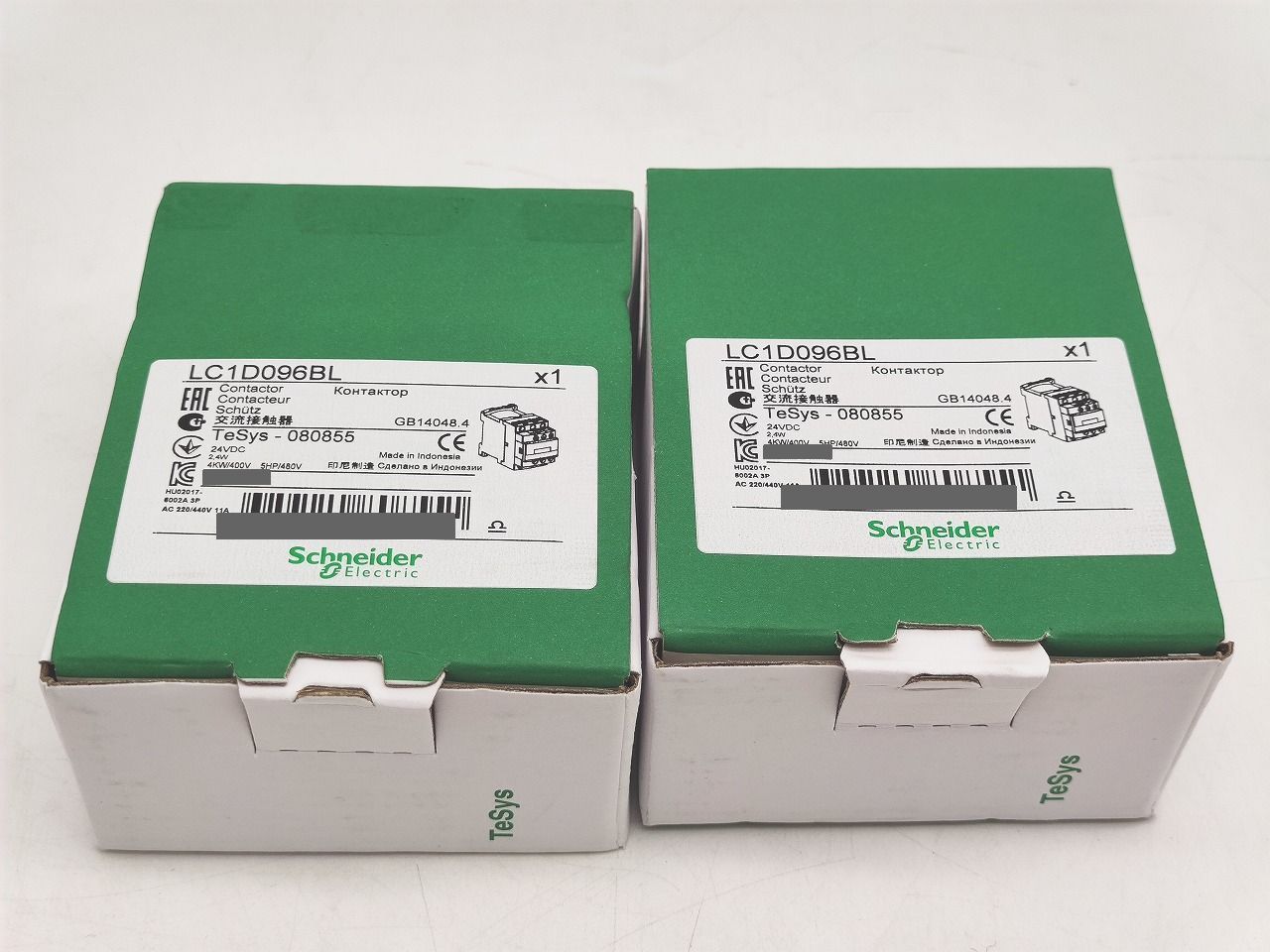 インボイス対応 未使用 シュナイダー LC1D096BL 2点セット