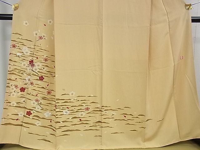 平和屋本店□極上 ファッションデザイナー 花井幸子 訪問着 刺繍 枝桜 金糸 逸品 DZAA1295kh4 - メルカリ