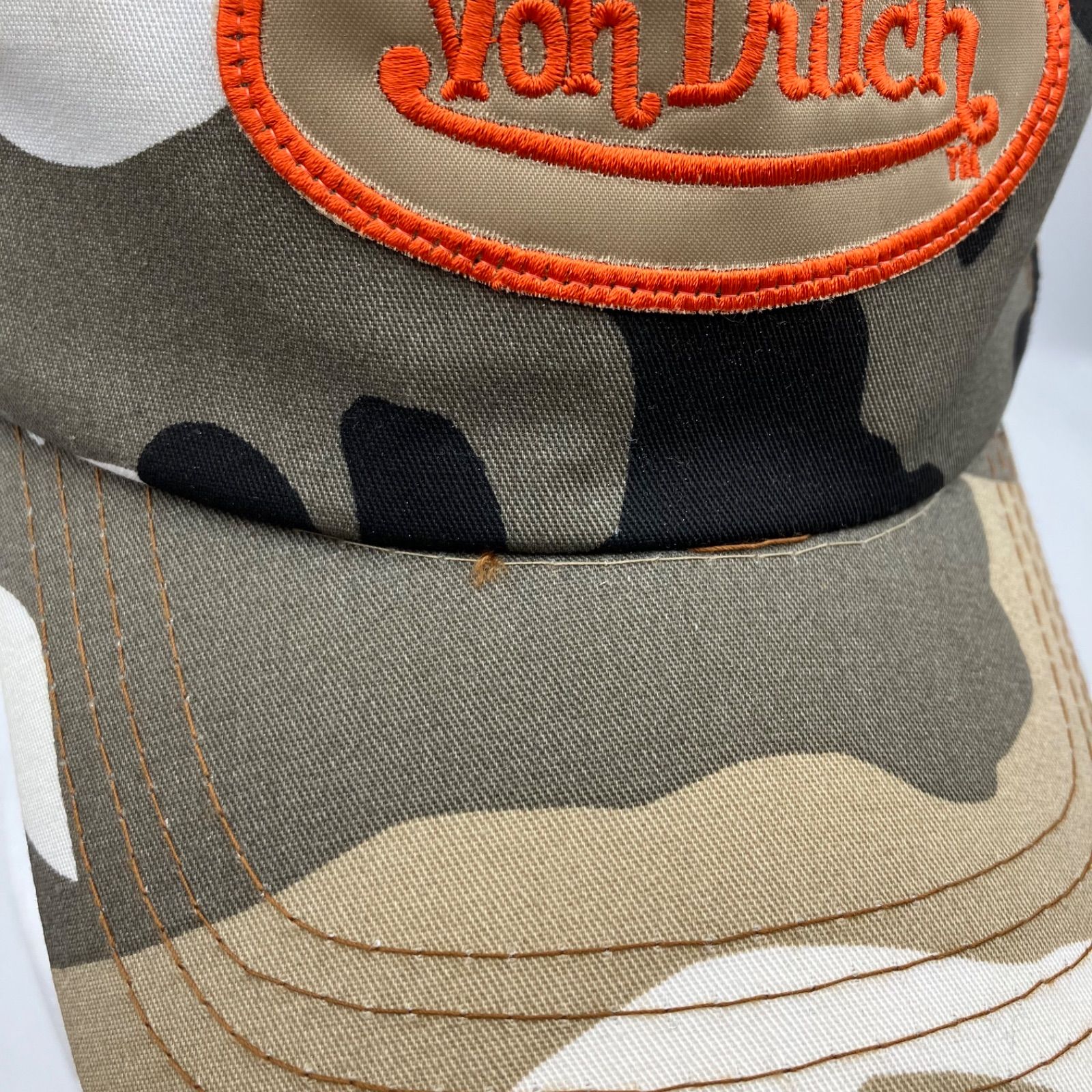 Von Dutch ボンダッチ メッシュ ロゴ キャップ 迷彩 帽子