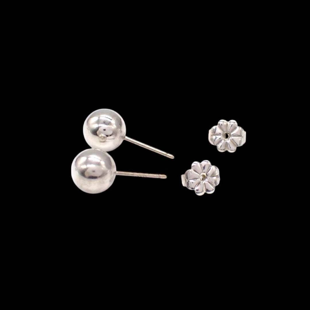 ティファニー 8mm ハードウェア ボール ピアス 925 シルバー 4040 NICORILABO_COM