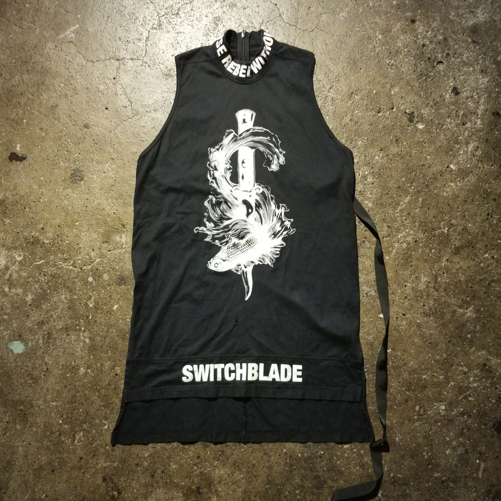 SWITCHBLADE SLEEVELESS HIGH NECK BLACK M スウィッチブレード