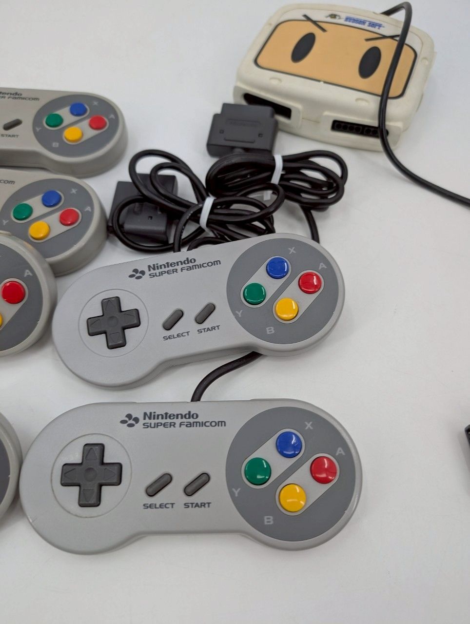 スーパーファミコン 本体セット｜コントローラー6個・マルチタップ・AC
