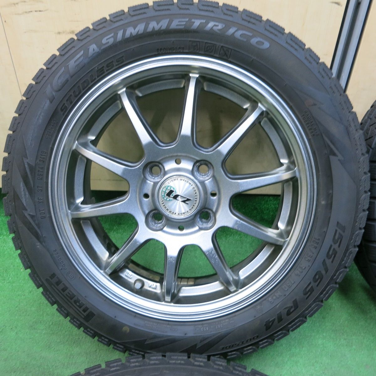 送料無料] 4本価格☆スタッドレス 155/65R14 ピレリ アイス 