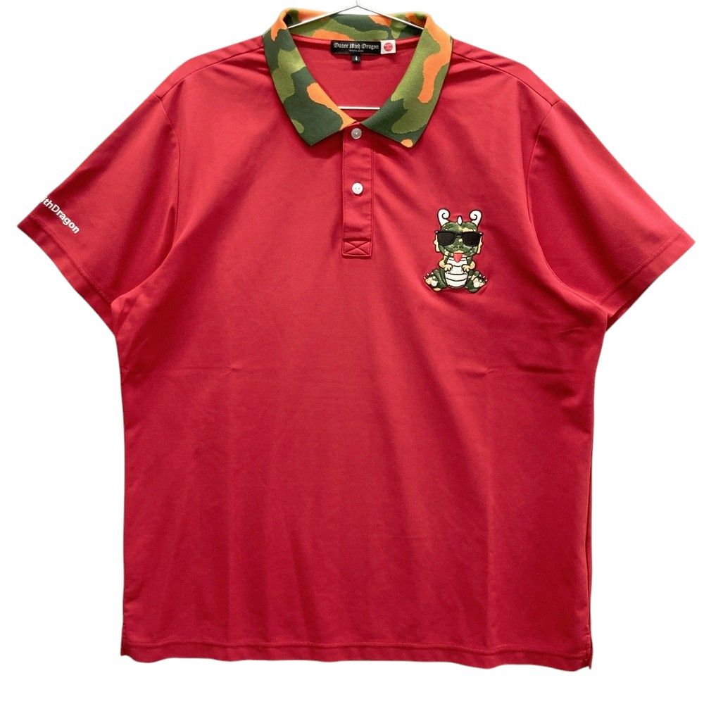 Dance With Dragon ポロシャツ サイズ4 サイズ：4 DANCE WITH DRAGON ダンスウィズドラゴン 半袖