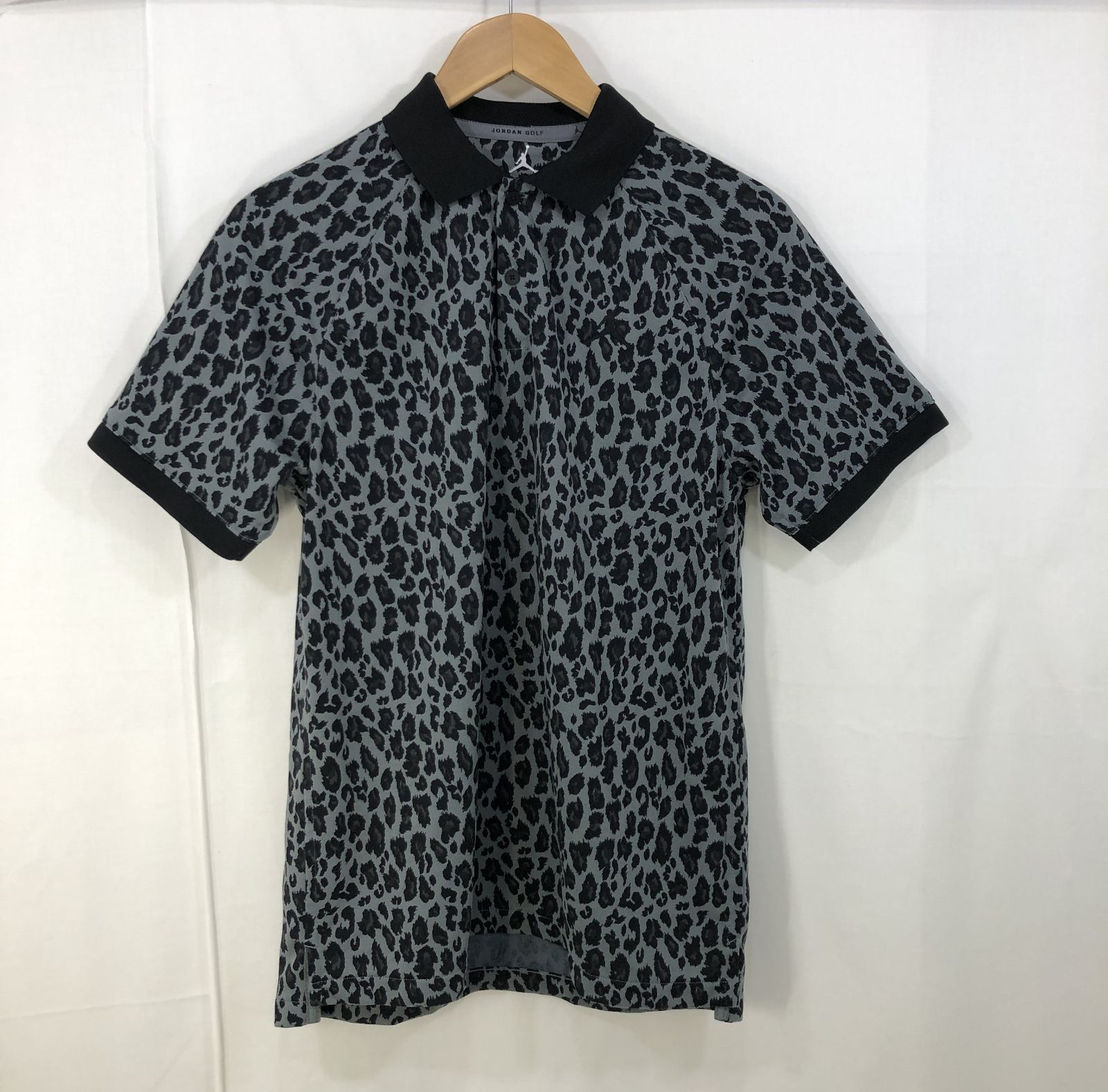 JORDAN GOLF レオパード ポロシャツ グレー M ジョーダンゴルフ
