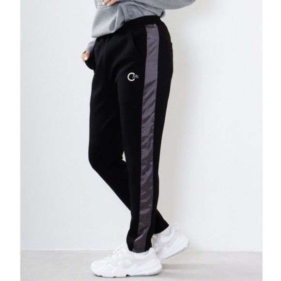 セシルマクビー CECIL McBEE green ダンボールバイ パンツ ﾌﾞﾗｯｸ Sサイズ