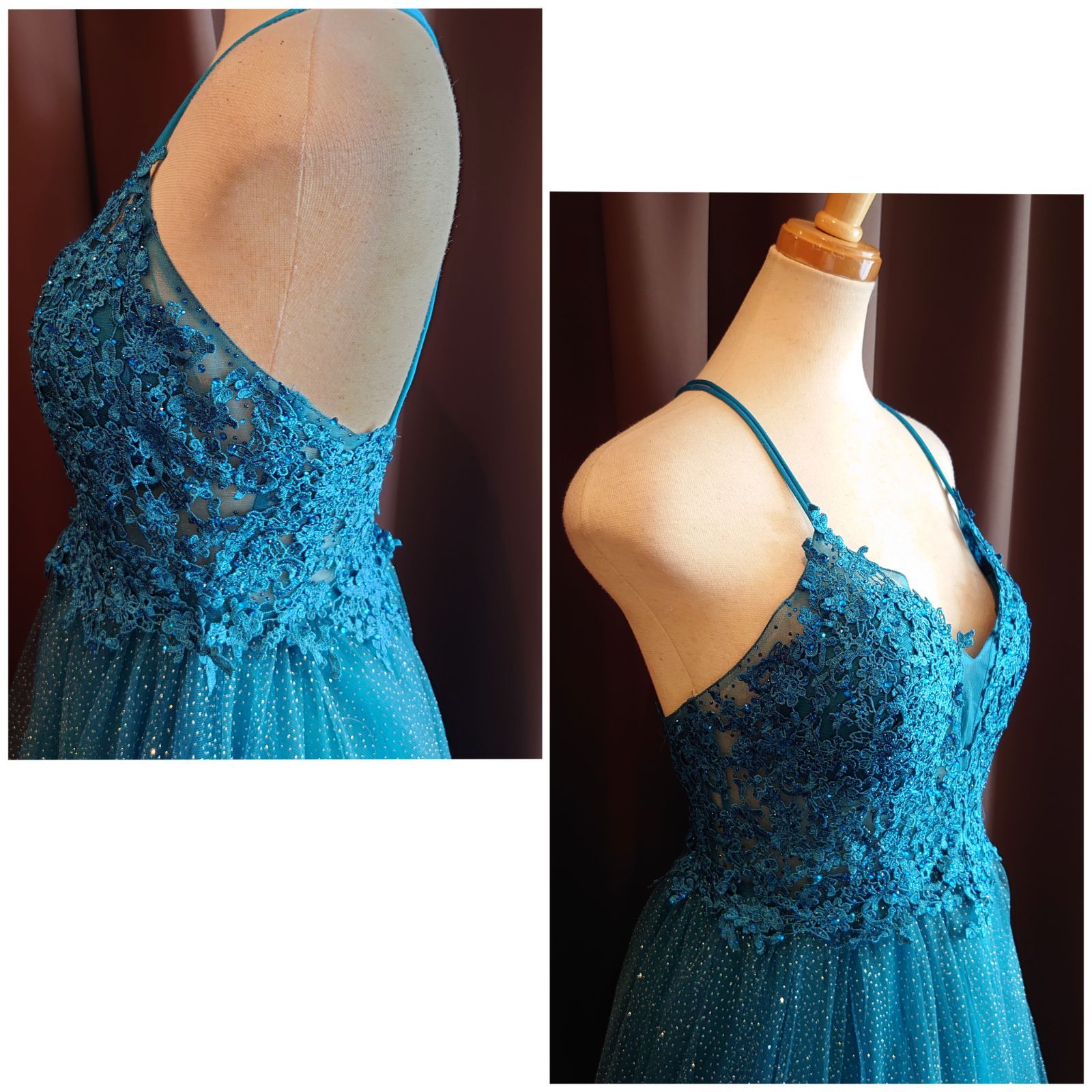 【すいれん】シルク ロングドレス ラメ ヴィンテージ 9号 長袖 すいれん様 専用】シルク ロングドレス ラメ ヴィンテージ 9号 長袖