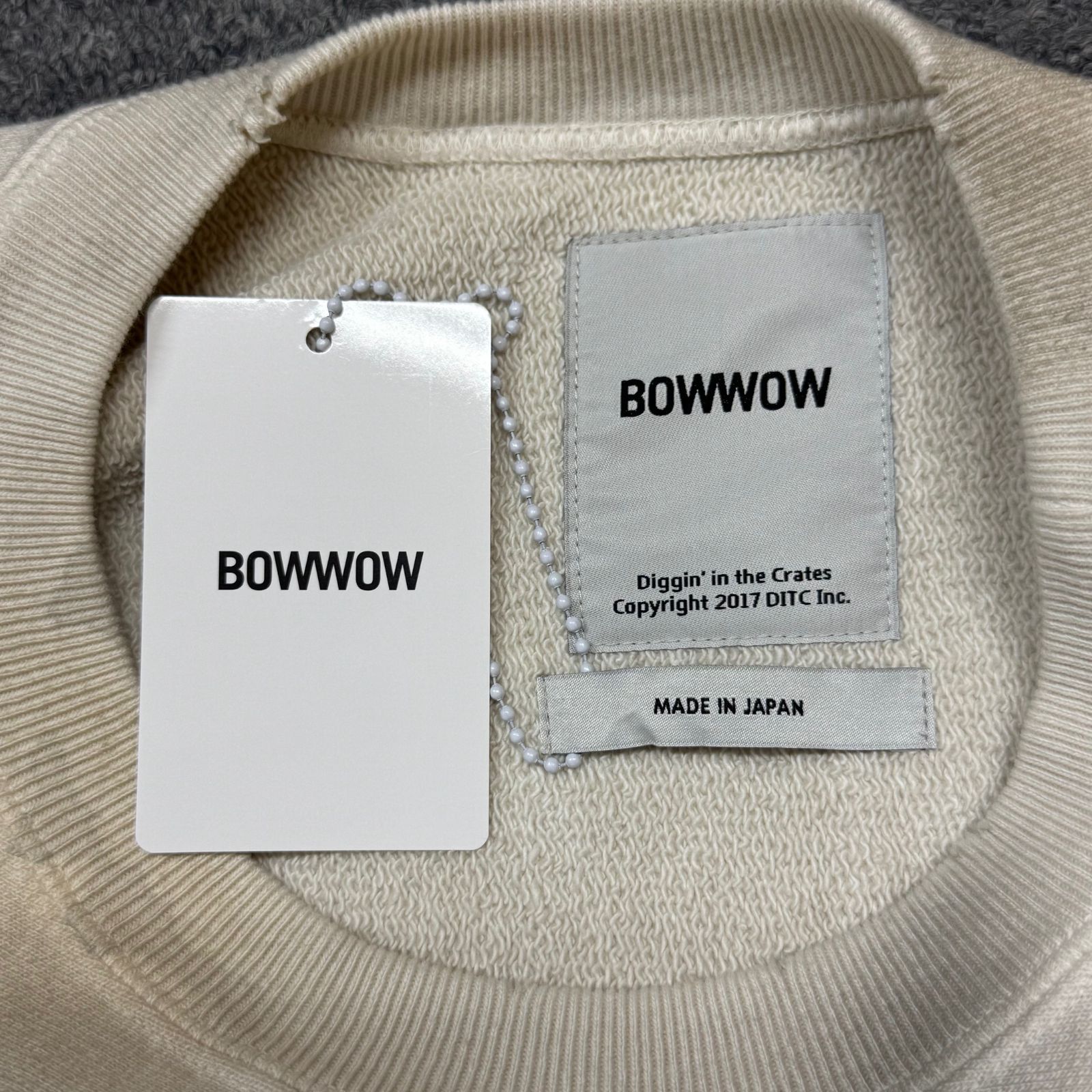 参考上代30800円 未使用品 BOW WOW 24AW USN SEEBEES SWEATSHIRTS 